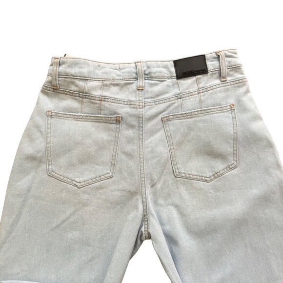BCBGeneration Wide Leg High Waist Jeans Light Wash 9/29 lightblue 5 pockets new - Picture 11 of 13